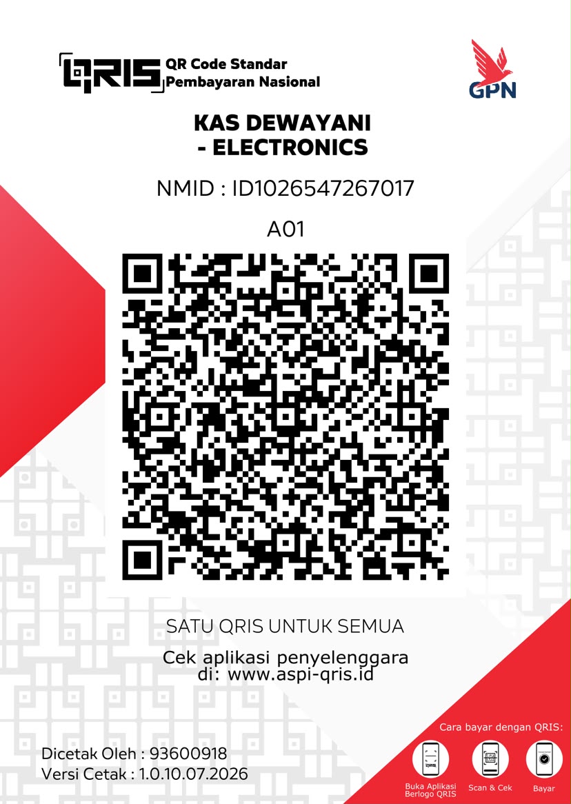 QRIS Kas Dewayani Electronics